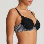 Preview: Marie Jo Sydny padded wire bra heart shape A-F cup, color tuxedo black