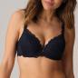 Preview: Marie Jo Manyla padded wire bra heart shape A-E cup, color velvet blue