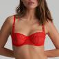 Preview: Marie Jo Jhana balcony - vertical seam B-F cup, color fiesta red