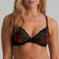 Preview: Marie Jo Selyna plunge bra B-E cup, color spicy red