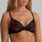 Preview: Marie Jo Selyna plunge bra B-E cup, color spicy red