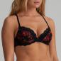 Preview: Marie Jo Selyna Push Up Bügel BH mit mit herausnehmbaren Kissen Cup A-D, Farbe spicy red