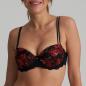 Preview: Marie Jo Selyna padded bra - balcony B-F cup, color spicy red