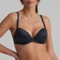 Preview: Marie Jo Tom padded wire bra deep plunge B-E cup, color graphite grey