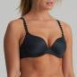 Preview: Marie Jo Tom padded wire bra heart shape A-F cup, color graphite grey