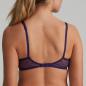 Preview: Marie Jo Tulio half padded wire bra deep plunge A-F cup, color majestic purple