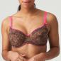 Preview: PrimaDonna Twist Cafe Plume full cup wire bra C-H cup, color cheetah