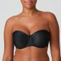 Preview: PrimaDonna Satin strapless wire bra, color black