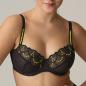 Preview: PrimaDonna Twist Tepito padded balcony wire bra C-H cup, color dark glow