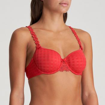 Marie Jo Avero non padded full cup seamless bra B-E cup, color scarlet