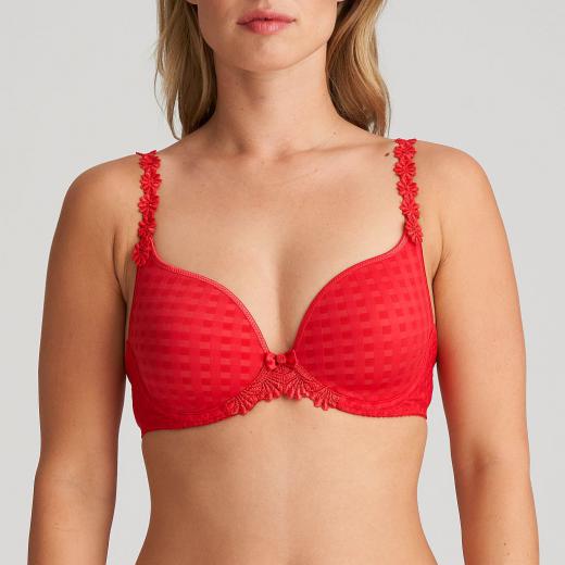 Marie Jo Avero padded wire bra heart shape A-E cup, color scarlet