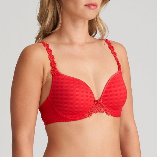 Marie Jo Avero padded wire bra heart shape A-E cup, color scarlet