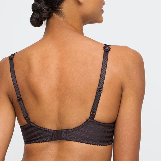 Marie Jo Avero padded bra deep plunge B-E cup, color sweet chocolate