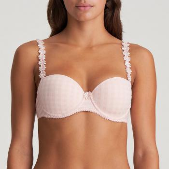 Marie Jo Avero padded bra - balcony B-F cup, color pearly pink