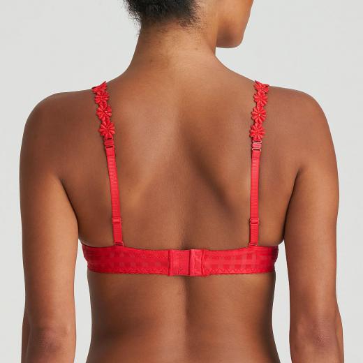 Marie Jo Avero padded bra - balcony B-F cup, color scarlet