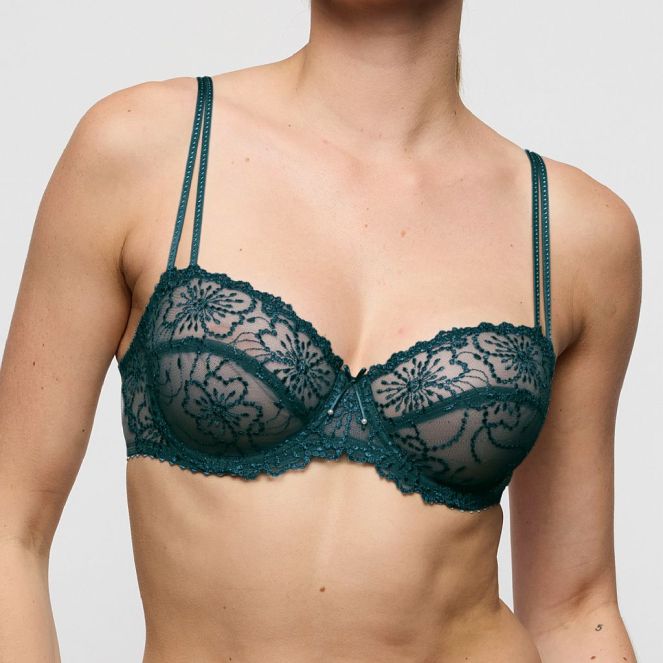Marie Jo Jane Balconette Bügel BH horizontale Naht Cup B-E, Farbe peacock