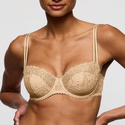 Marie Jo Jane balcony half padded A-E cup, color sand