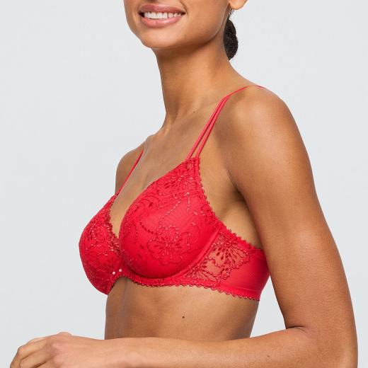 Marie Jo Jane Push Up Bügel BH mit Einlagen Cup A-E, Farbe true red