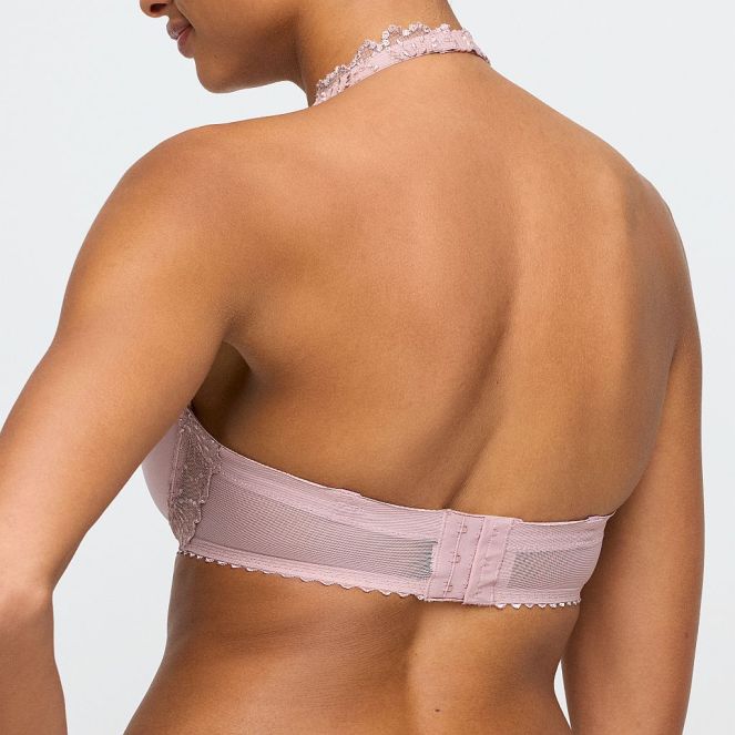 Marie Jo Jane padded bra - strapless B-E cup, color bois de rose
