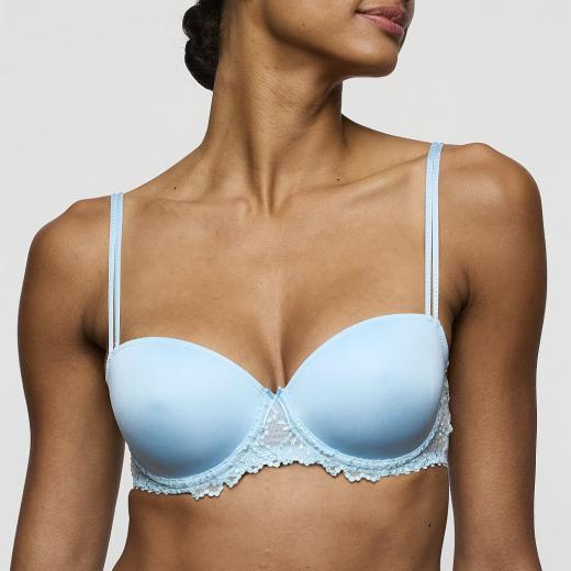 Marie Jo Jane padded bra - balcony B-F cup, color milky blue