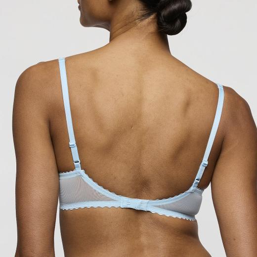 Marie Jo Jane padded bra - balcony B-F cup, color milky blue
