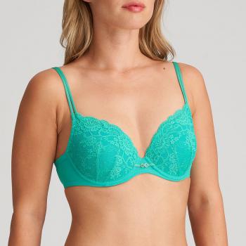 Marie Jo Melipha padded wire bra heart shape A-E cup, color vivid green