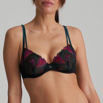 Marie Jo Yoly plunge bra B-E cup, color jewel green