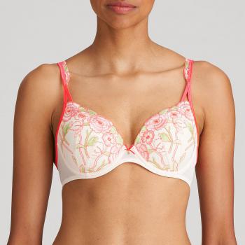 Marie Jo Ayama padded wire bra heart shape A-F cup, color fruit punch