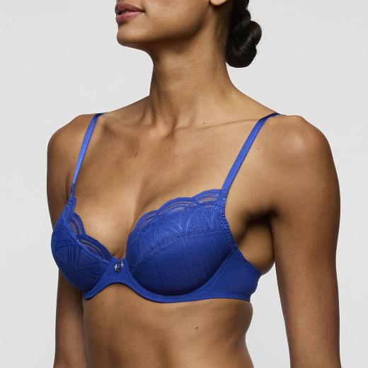 Marie Jo Cathia Push Up Bügel BH mit Einlagen Cup A-E, Farbe stylo blue