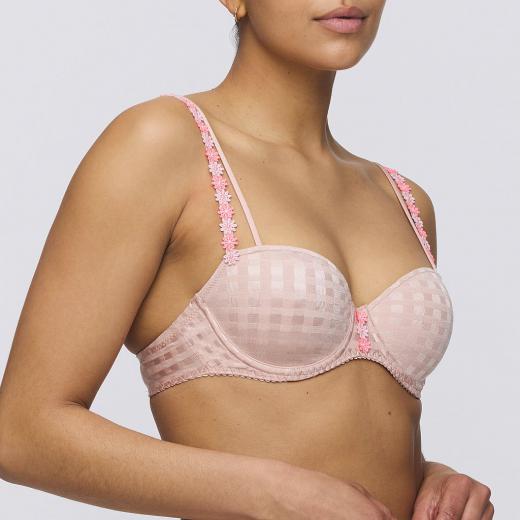 Marie Jo Avero Tiny padded bra - balcony B-F cup, color powder rose