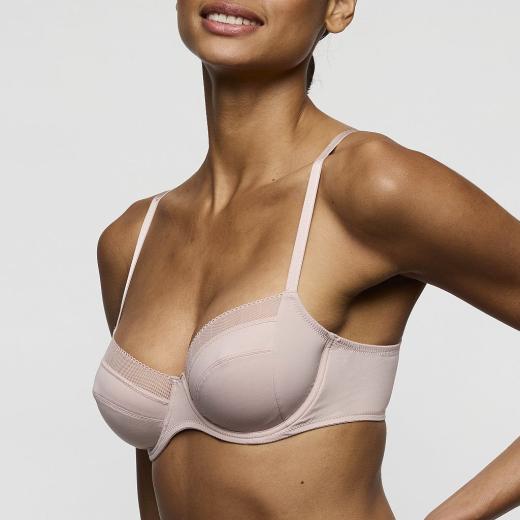 Marie Jo Milao full cup wire bra B-E cup, color shadow grey