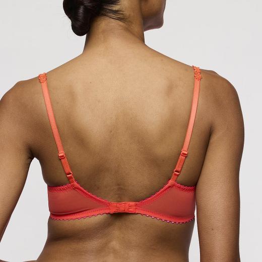 Marie Jo Solene deep plunge bra B-E cup, color pamplemousse