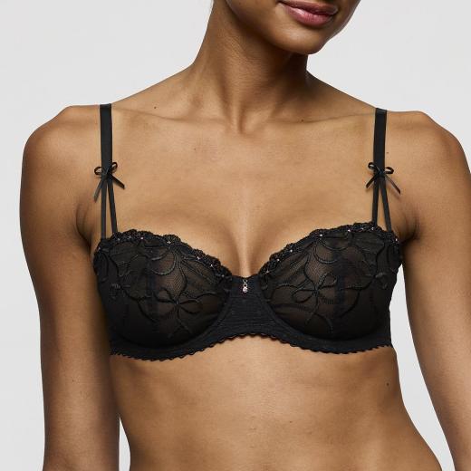 Marie Jo Noova balcony - vertical seam B-F cup, color black