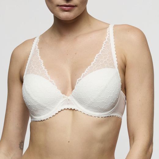 Marie Jo Azelie unterlegter tief dekolletierter Bügel BH Cup B-E, Farbe natur