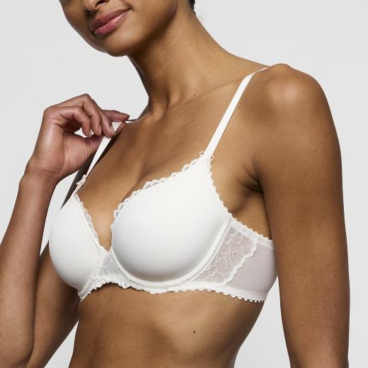 Marie Jo Azelie Bügel BH unterlegt Herzform Cup A-F, Farbe natur