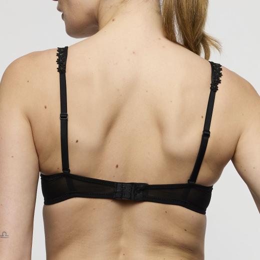 Marie Jo Daisy padded wire bra heart shape A-E cup, color black