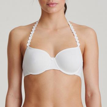 Marie Jo Tom Multiway wire bra seemless cups, color white