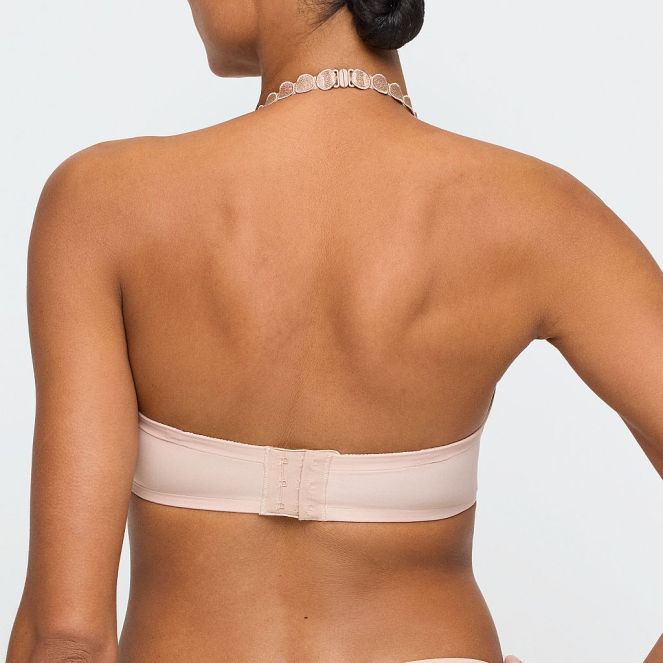 Marie Jo Tom padded bra round shape B-F cup, color caffe latte