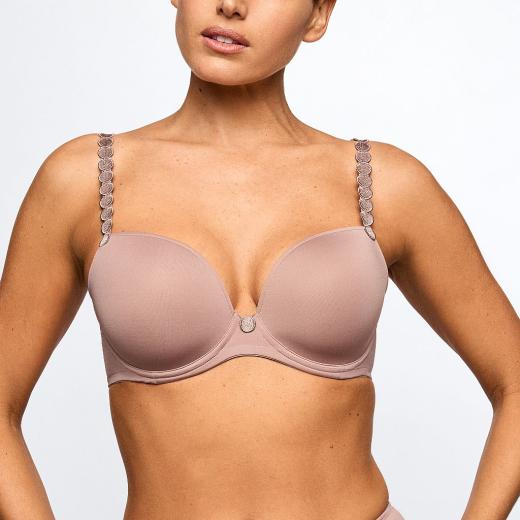 Marie Jo Tom unterlegter Bügel BH tief dekolletiert Cup B-E, Farbe cosmetic