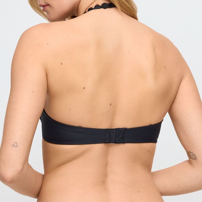 Marie Jo Tom padded wire bra heart shape A-F cup, color charcoal