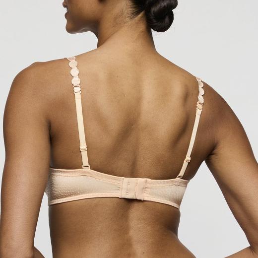 Marie Jo Tom padded wire bra heart shape A-F cup, color peach whisper