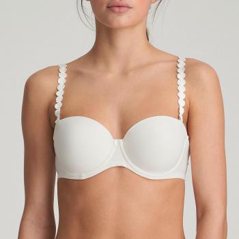 Marie Jo Tom strapless padded bra A-E cup, color natural