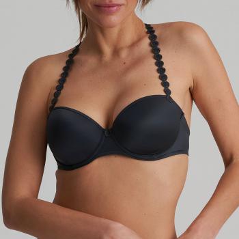 Marie Jo Tom padded bra - balcony B-F cup, color graphite grey