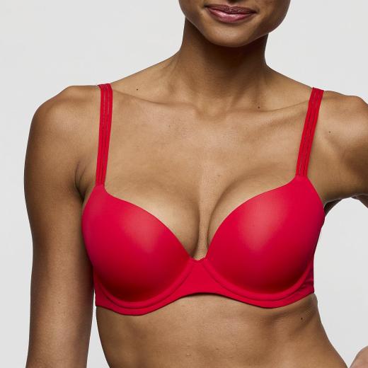 Marie Jo Louie Push Up Bügel BH Cup A-D, Farbe true red