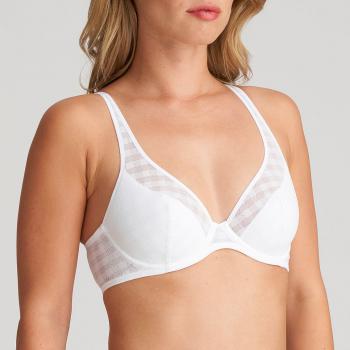 Marie Jo Jereme half padded deep plunge A-F cup, color white