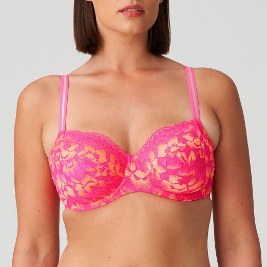 PrimaDonna Twist Verao full cup wire bra C-H cup, color l.a. pink