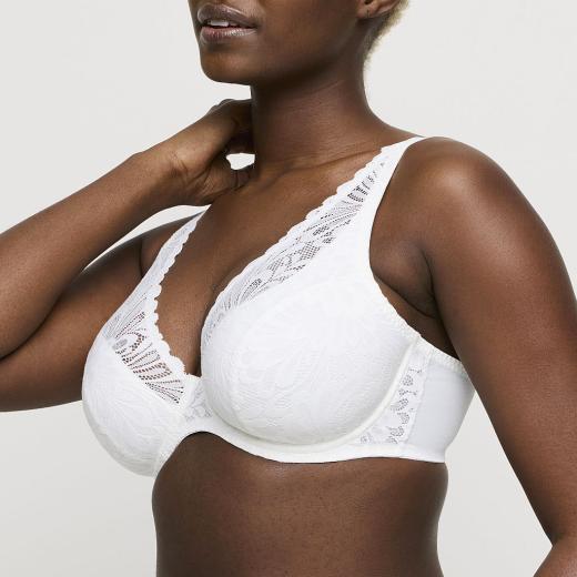 PrimaDonna Twist Rupi halb unterlegter Bügel BH tief dekolletiert Cup C-G, Farbe natur