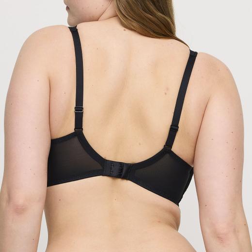 PrimaDonna Twist Rupi half padded wire bra deep plunge C-G cup, color black