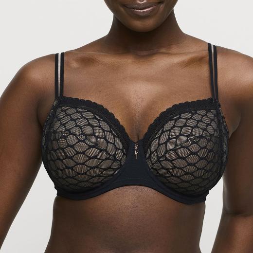 PrimaDonna Twist Nako full cup wire bra B-H cup, color black