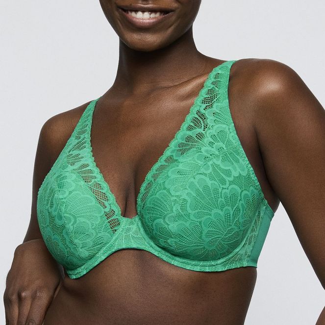 PrimaDonna Twist Mocuto halb unterlegter Bügel BH tief dekolletiert Cup B-F, Farbe vivid green